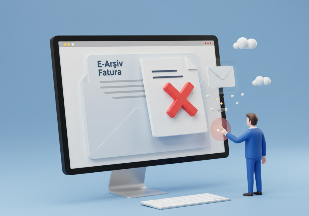 e-fatura ve e-arşiv fatura iptali